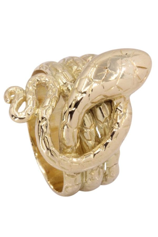 BAGUE ANCIENNE SERPENT — vue 4