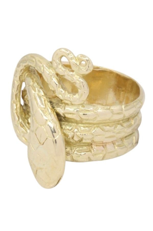 BAGUE ANCIENNE SERPENT — vue 5
