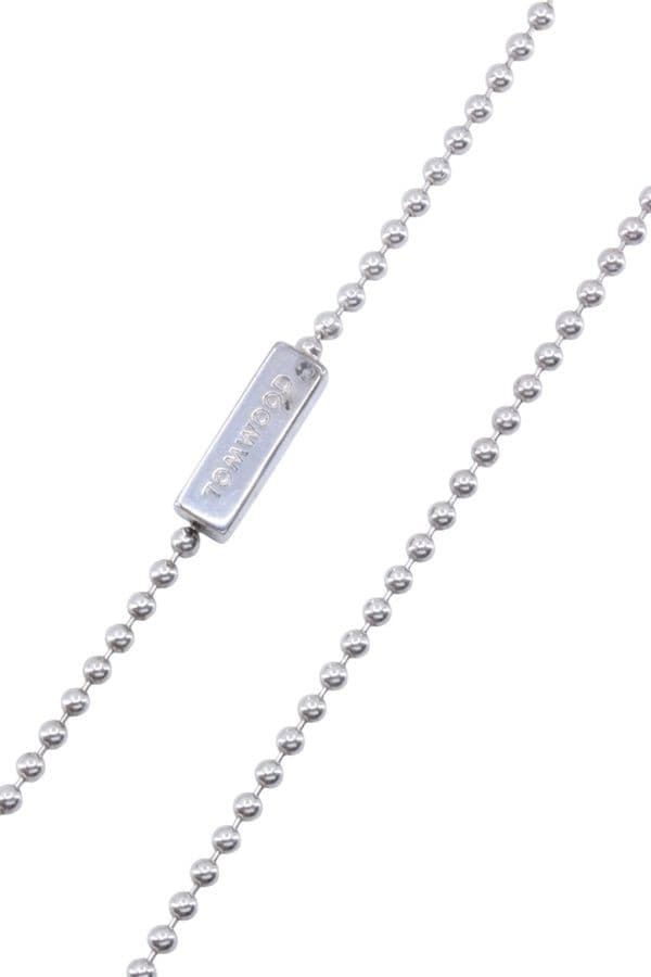 CHAINE MAILLE BOULE ARGENT — vue 3
