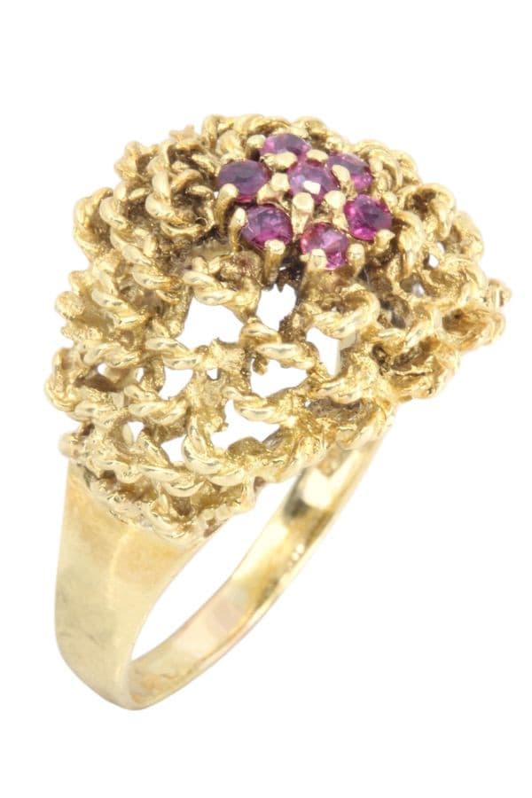 BAGUE RUBIS 1960' — vue 3