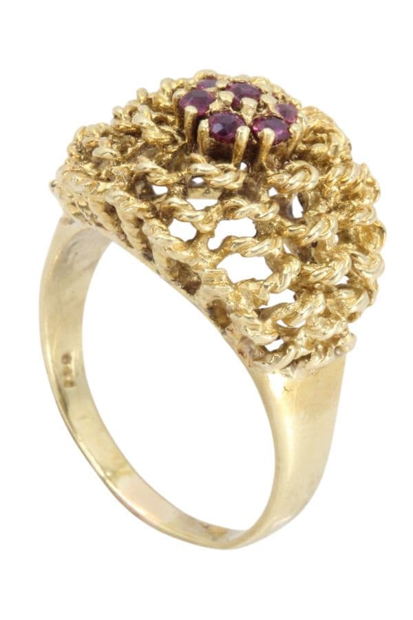 BAGUE RUBIS 1960' — vue 4