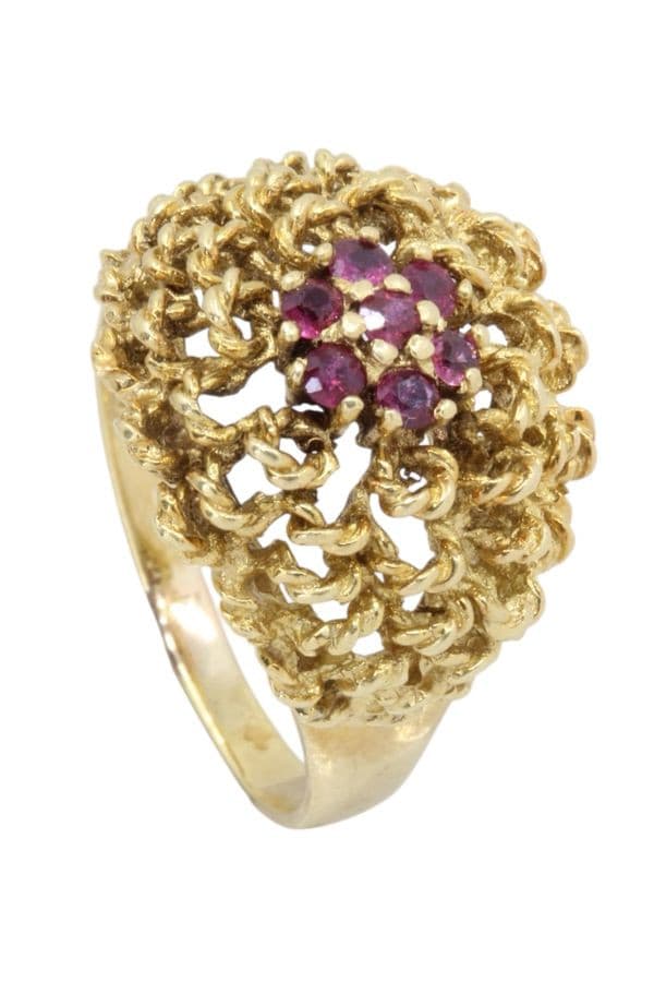 BAGUE RUBIS 1960' — vue 5