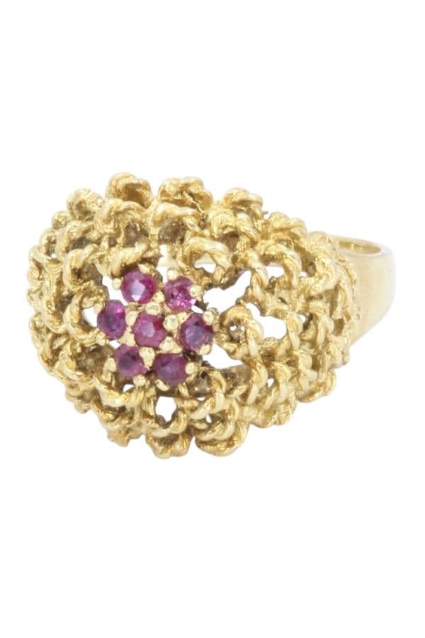 BAGUE RUBIS 1960' — vue 6