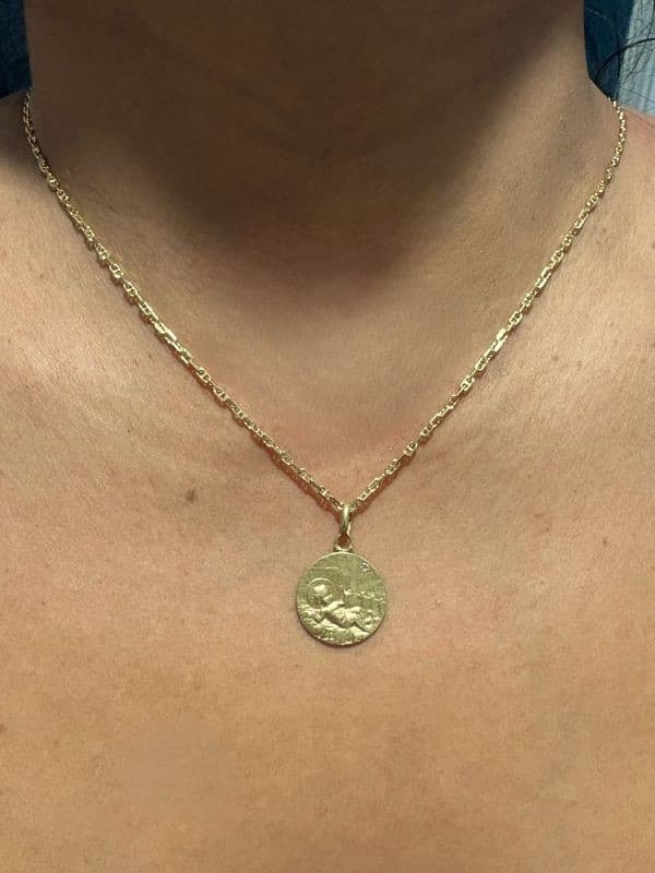 MÉDAILLE ENFANT JESUS DIAMANT — vue 2