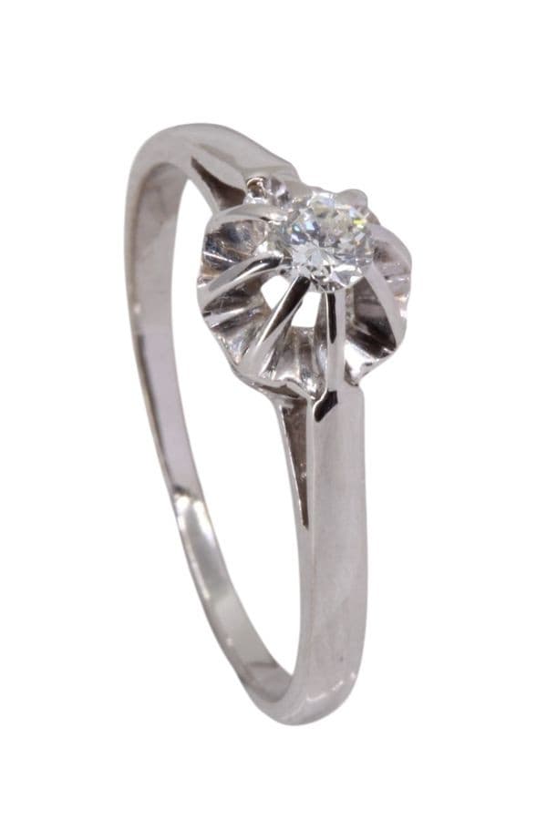 SOLITAIRE DIAMANT 0.15 CARAT — vue 5