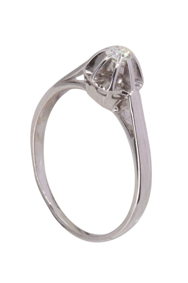 SOLITAIRE DIAMANT 0.15 CARAT — vue 4