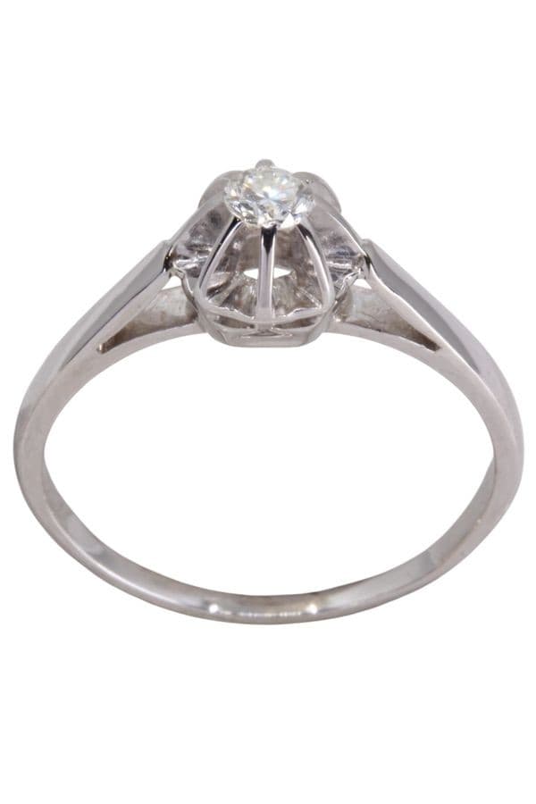 SOLITAIRE DIAMANT 0.15 CARAT — vue 1