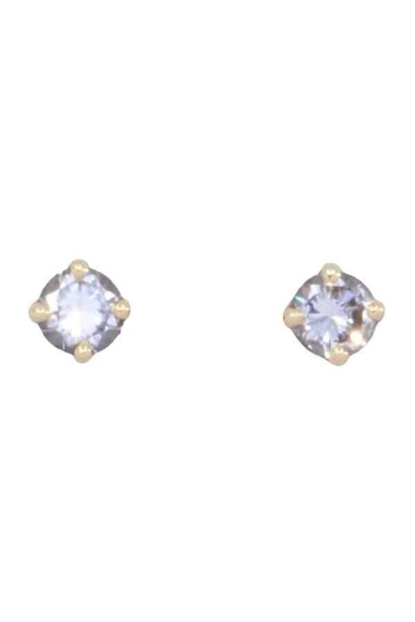 BOUCLES D'OREILLES CLOUS DIAMANTS — vue 1