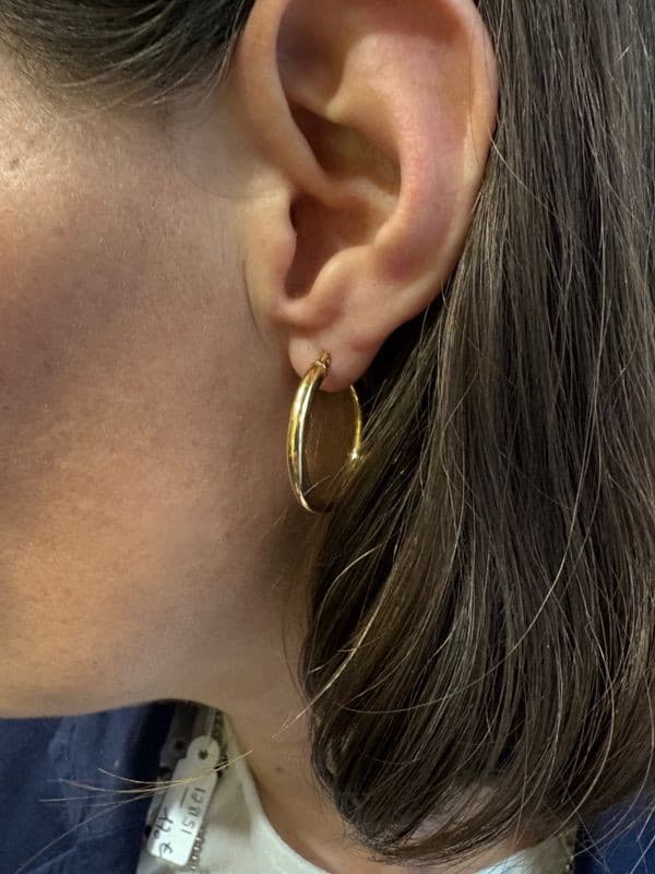 BOUCLES D'OREILLES CREOLES — vue 2