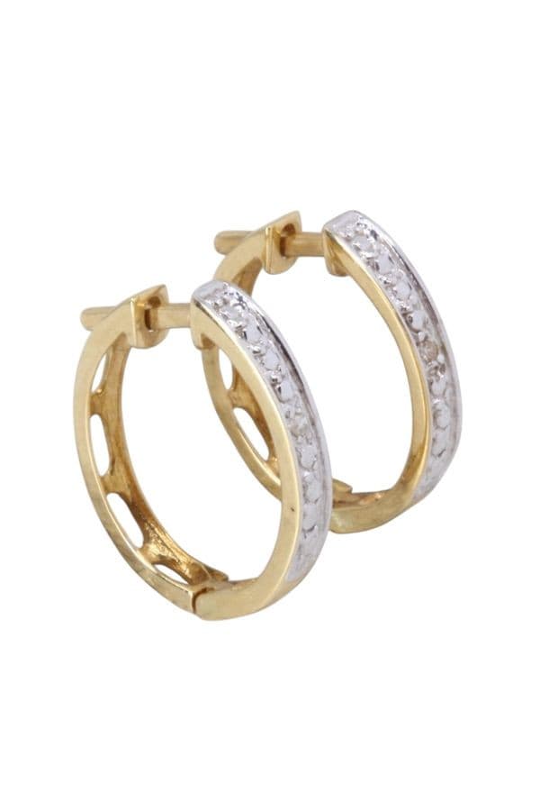 BOUCLES D'OREILLES MODERNES 2 ORS — vue 1