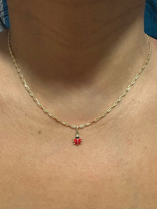 PENDENTIF COCCINELLE — vue 2