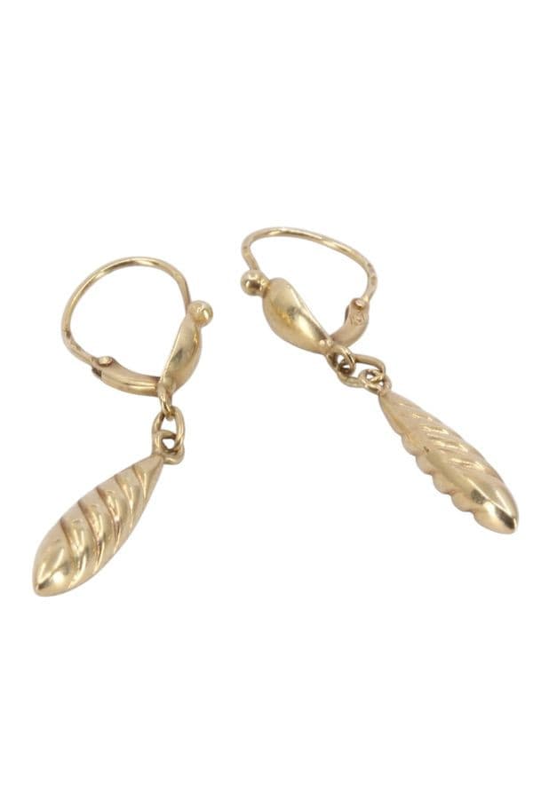 BOUCLES D'OREILLES PENDANTES ANCIENNES — vue 3