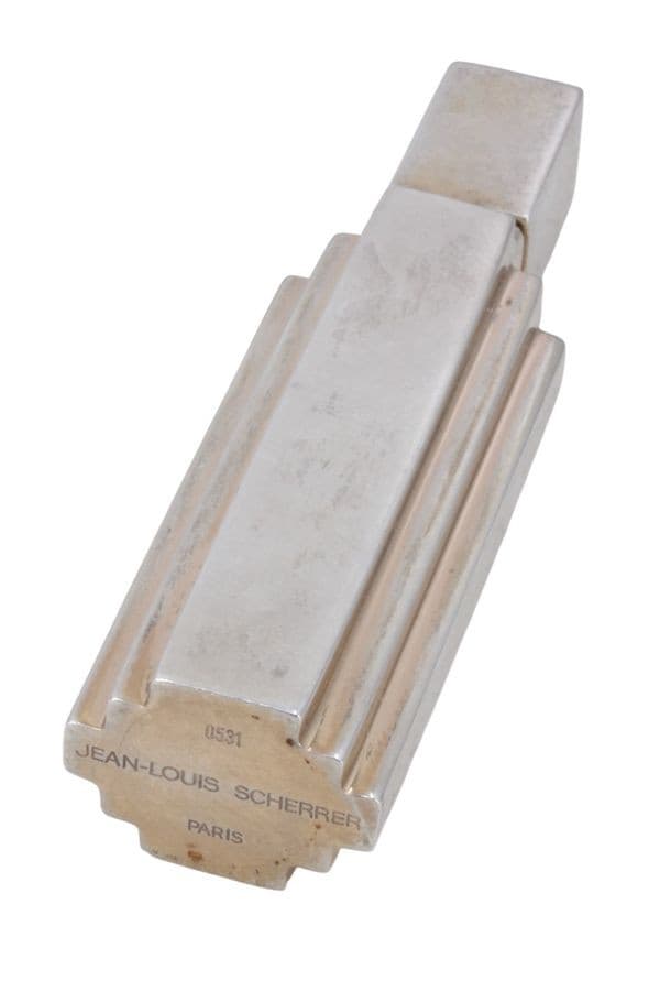 FLACON PARFUM ARGENT SCHERRER — vue 3
