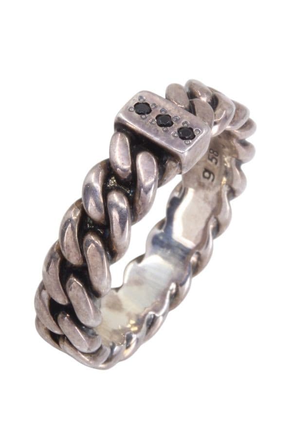 BAGUE CHAINE ARGENT — vue 6