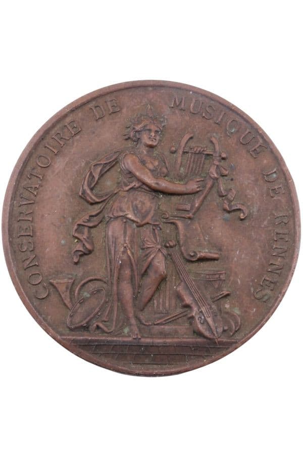 MÉDAILLE CONSERVATOIRE DE RENNES — vue 1