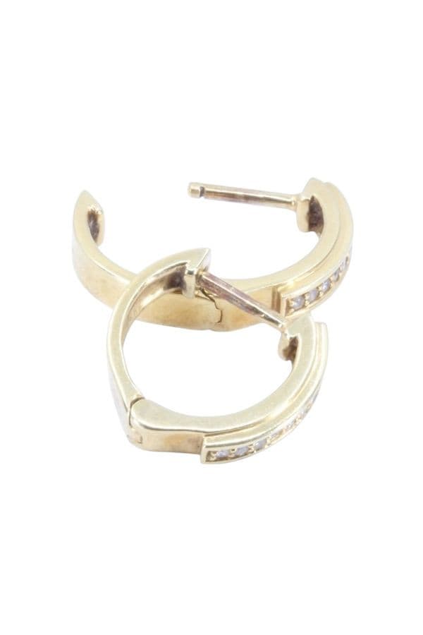 BOUCLES D'OREILLES DIAMANTS — vue 3