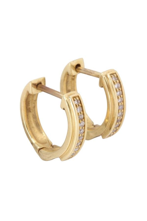 BOUCLES D'OREILLES DIAMANTS — vue 1
