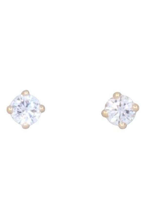 BOUCLES D'OREILLES CLOUS DIAMANTS — vue 1