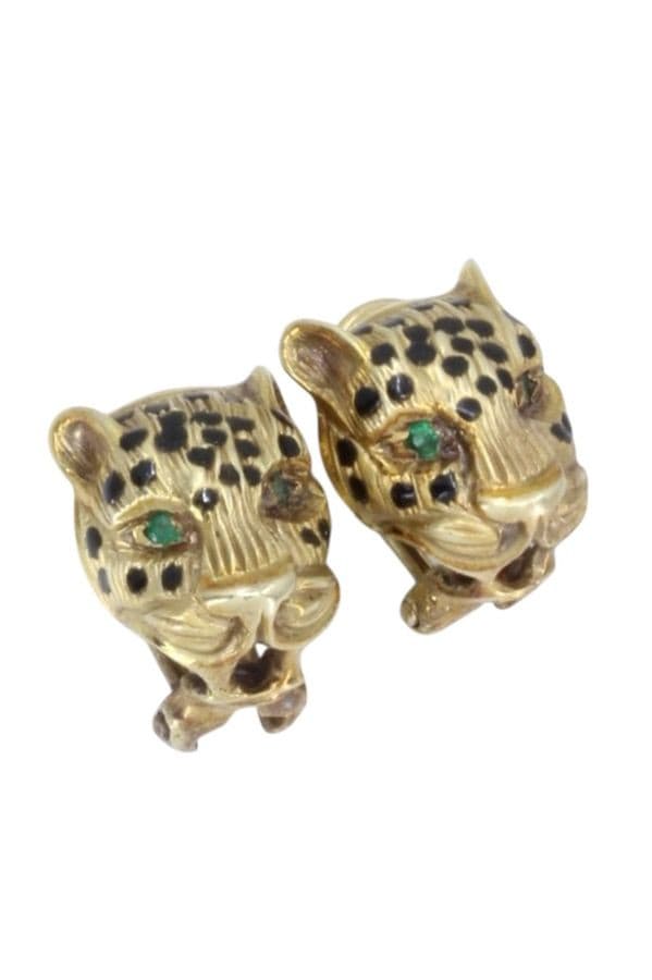 BOUCLES D'OREILLES PANTHÈRES — vue 4