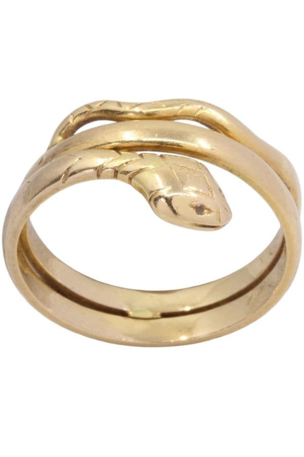 BAGUE MODERNE SERPENT — vue 1