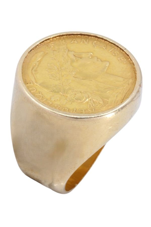 CHEVALIÈRE PIÈCE 20 FRANCS — vue 3