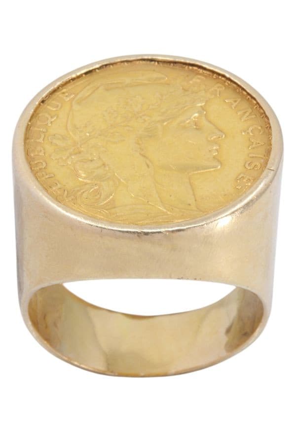 CHEVALIÈRE PIÈCE 20 FRANCS — vue 1