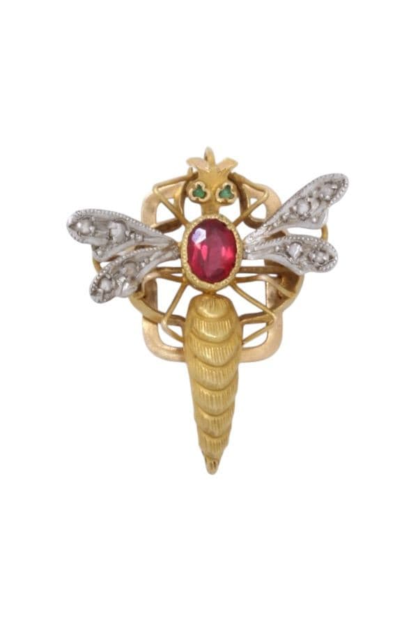 COULANT DE SAUTOIR ANCIEN INSECTE — vue 1