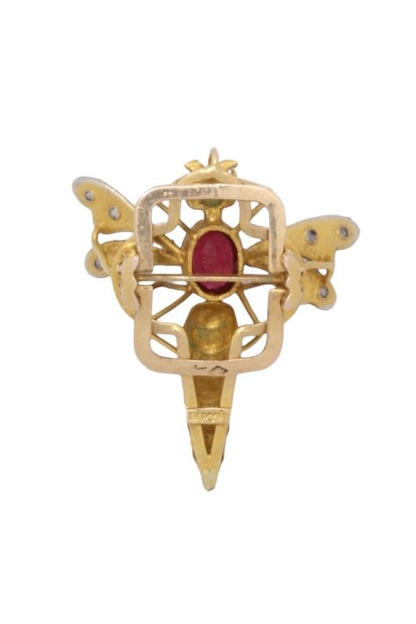 COULANT DE SAUTOIR ANCIEN INSECTE — vue 2
