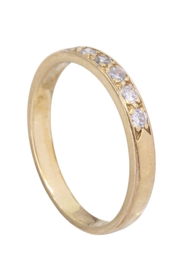 BAGUE MODERNE DIAMANTS — vue 4