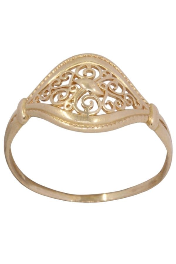 BAGUE FILIGRANE MODERNE — vue 1