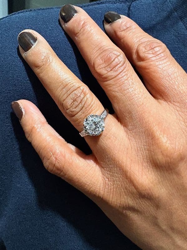 SOLITAIRE DIAMANT 1.40 CARAT — vue 2