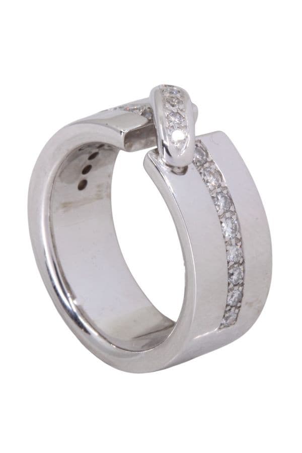 BAGUE LIENS DIAMANTS — vue 4