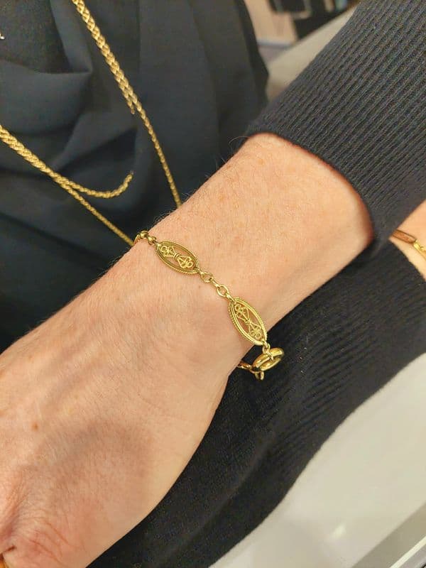 BRACELET ANCIEN FILIGRANE — vue 2