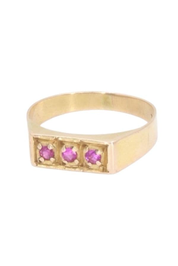 BAGUE MODERNE RUBIS — vue 6