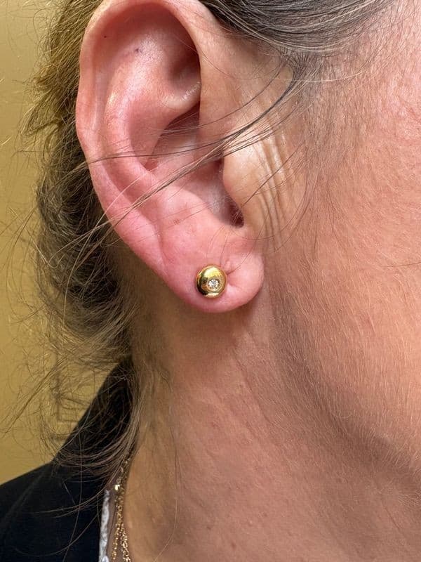BOUCLES D'OREILLES DIAMANTS — vue 2