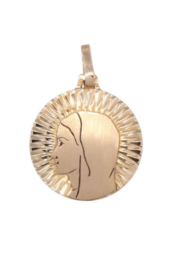 MÉDAILLE VIERGE ANCIENNE — vue 1