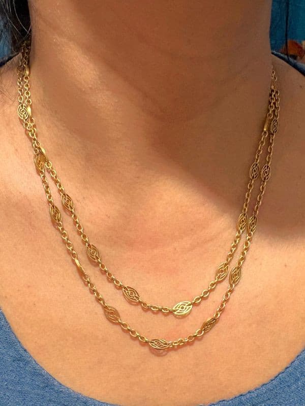 COLLIER FILIGRANE ANCIEN — vue 2