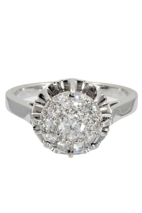 BAGUE STYLE SOLITAIRE DIAMANTS — vue 3