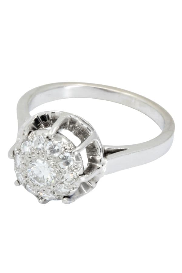 BAGUE STYLE SOLITAIRE DIAMANTS — vue 4