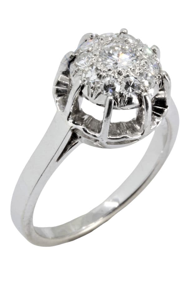 BAGUE STYLE SOLITAIRE DIAMANTS — vue 5