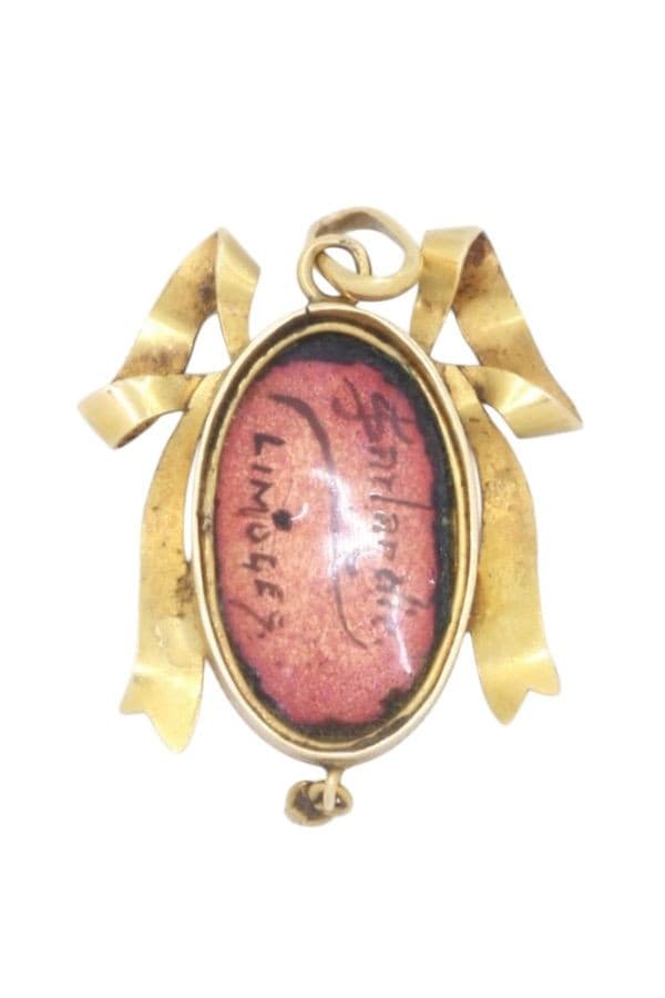 PENDENTIF ÉMAIL DE LIMOGES — vue 3