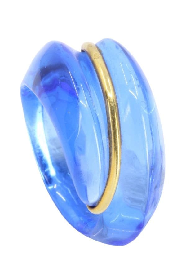 BAGUE BACCARAT COQUILLAGE — vue 3