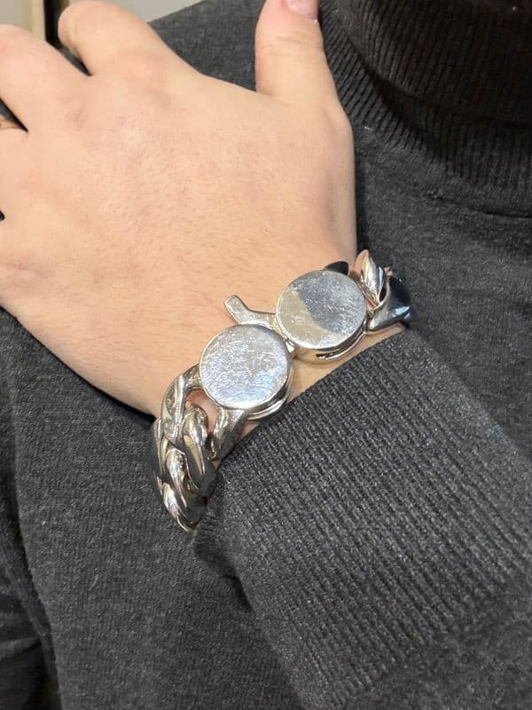 BRACELET ARGENT TOM WOOD — vue 2