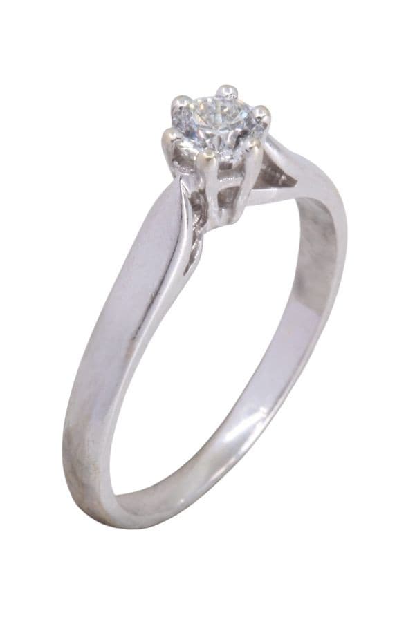 SOLITAIRE DIAMANT 0.30 CARAT — vue 4