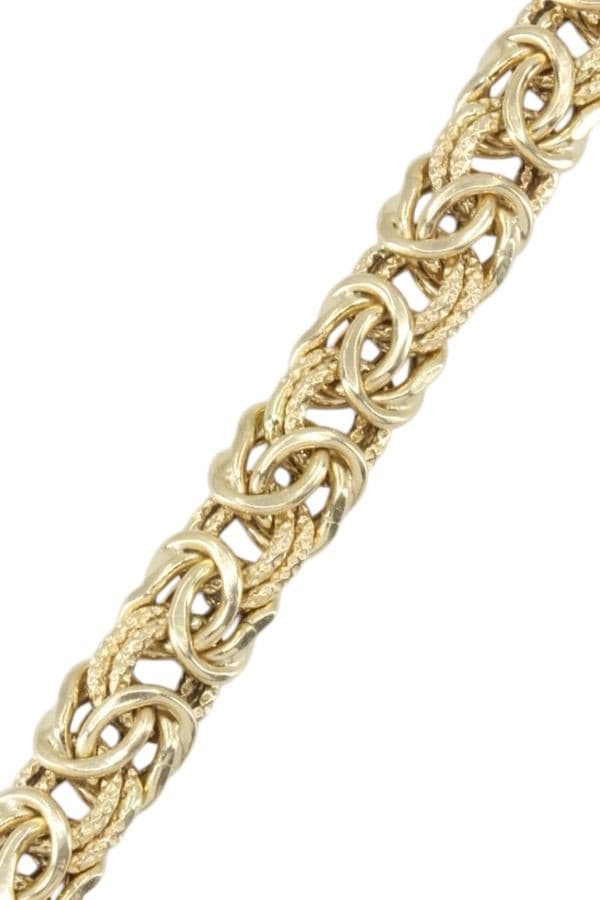 BRACELET MAILLE ROYALE MODERNE — vue 3