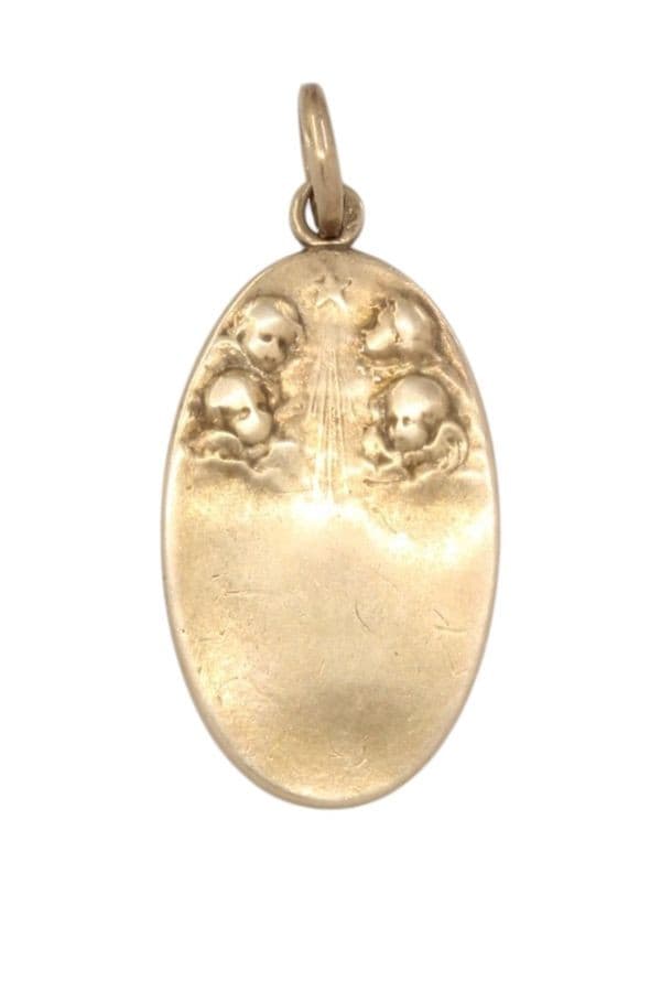 MÉDAILLE VIERGE SIGNÉE E.DROPSY — vue 3