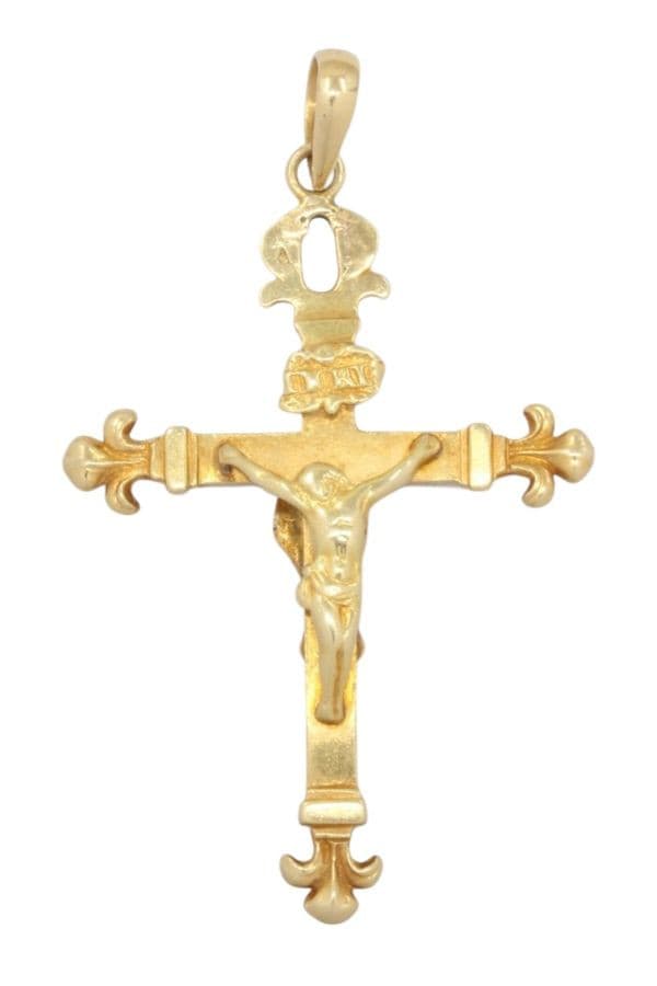 CROIX ANCIENNE BIFACE — vue 1