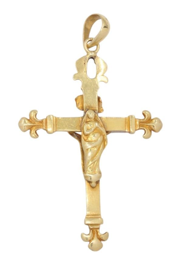 CROIX ANCIENNE BIFACE — vue 3
