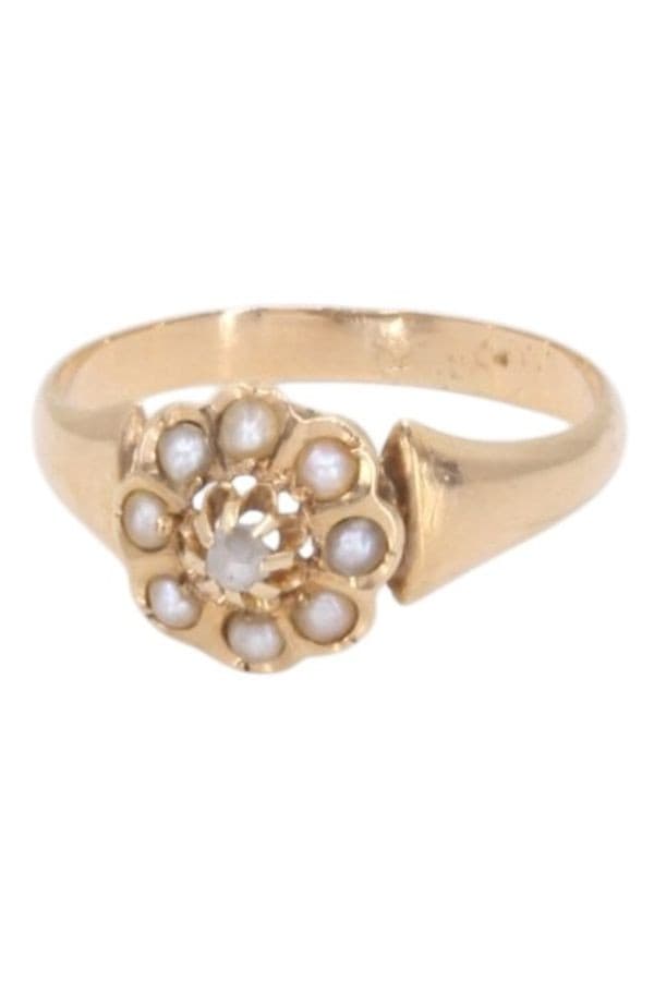 BAGUE NAPOLÉON III PERLES — vue 6
