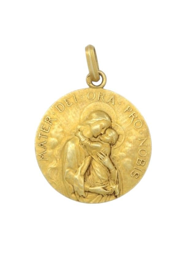 MÉDAILLE VIERGE À L'ENFANT — vue 1